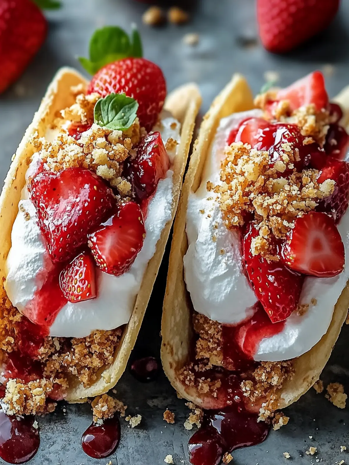 Strawberry Crunch Cheesecake Tacos You Can’t Resist 2 Strawberry Crunch Cheesecake Tacos
