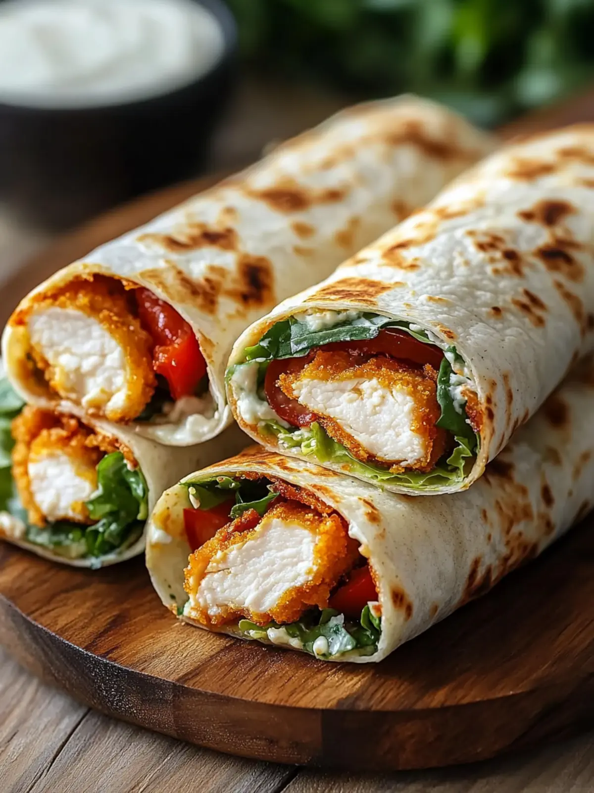 Crispy Air Fryer Chicken & Mozzarella Wraps for Busy Nights 2 Crispy Air Fryer Chicken & Mozzarella Wraps: Quick & Easy Dinner