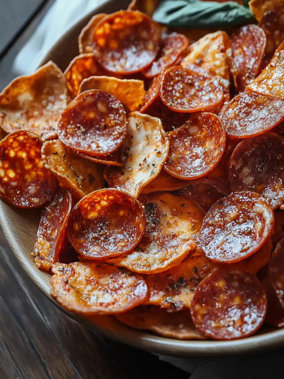 Crispy Pepperoni Chips: Your Ultimate Keto Snack Delight 5 Pepperoni Chips