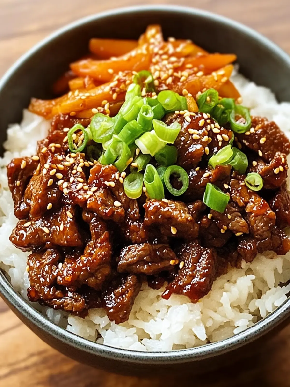 Savory Spicy Korean Beef Bulgogi Bowls in 30 Minutes 3 Spicy Korean Beef Bulgogi Bowls