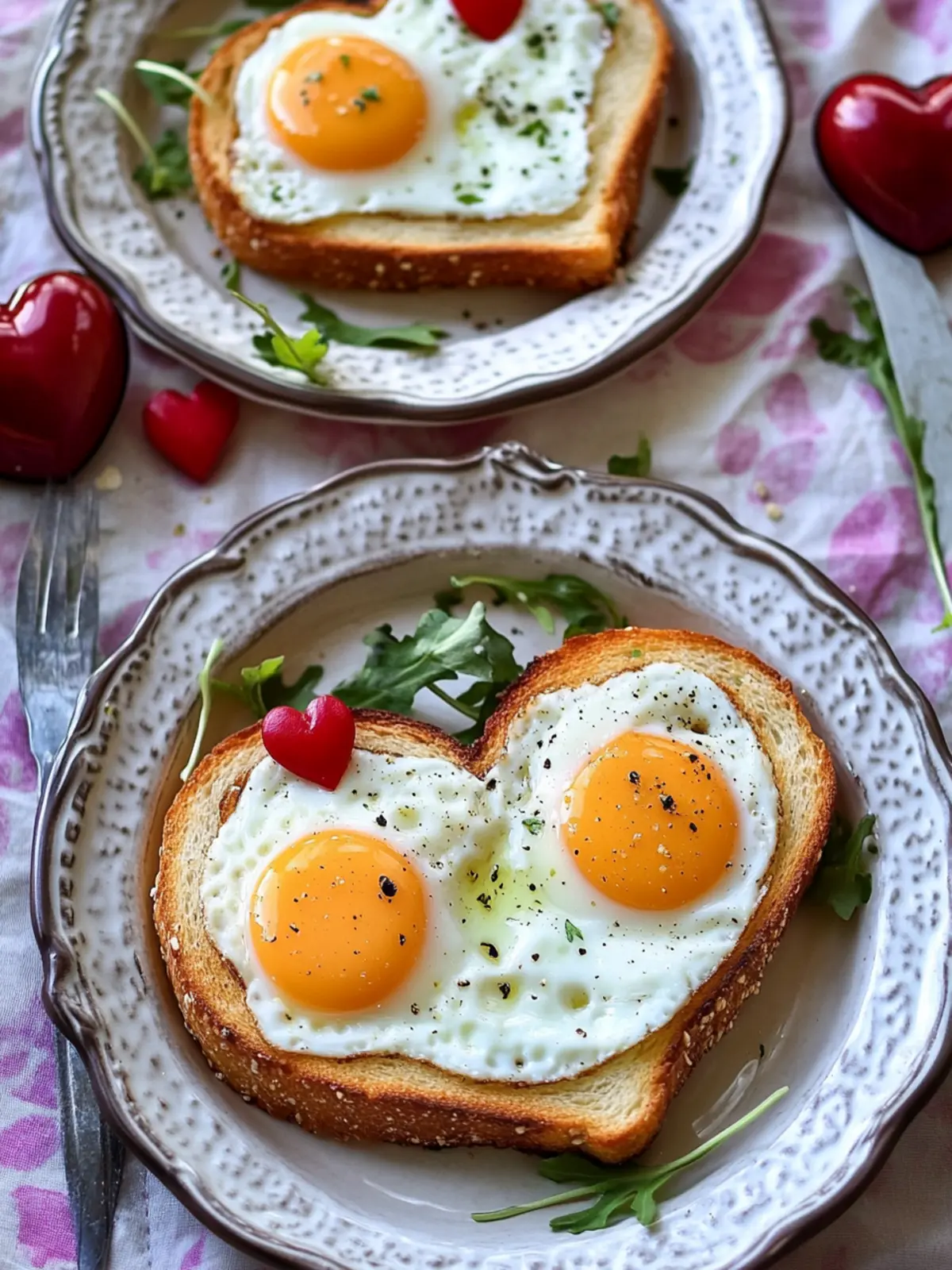 Sunny Side Up Egg-Heart Toasts for an Unforgettable Valentine’s Day 2 Sunny Side up Egg-Heart Toasts For Valentine's Day Breakfast