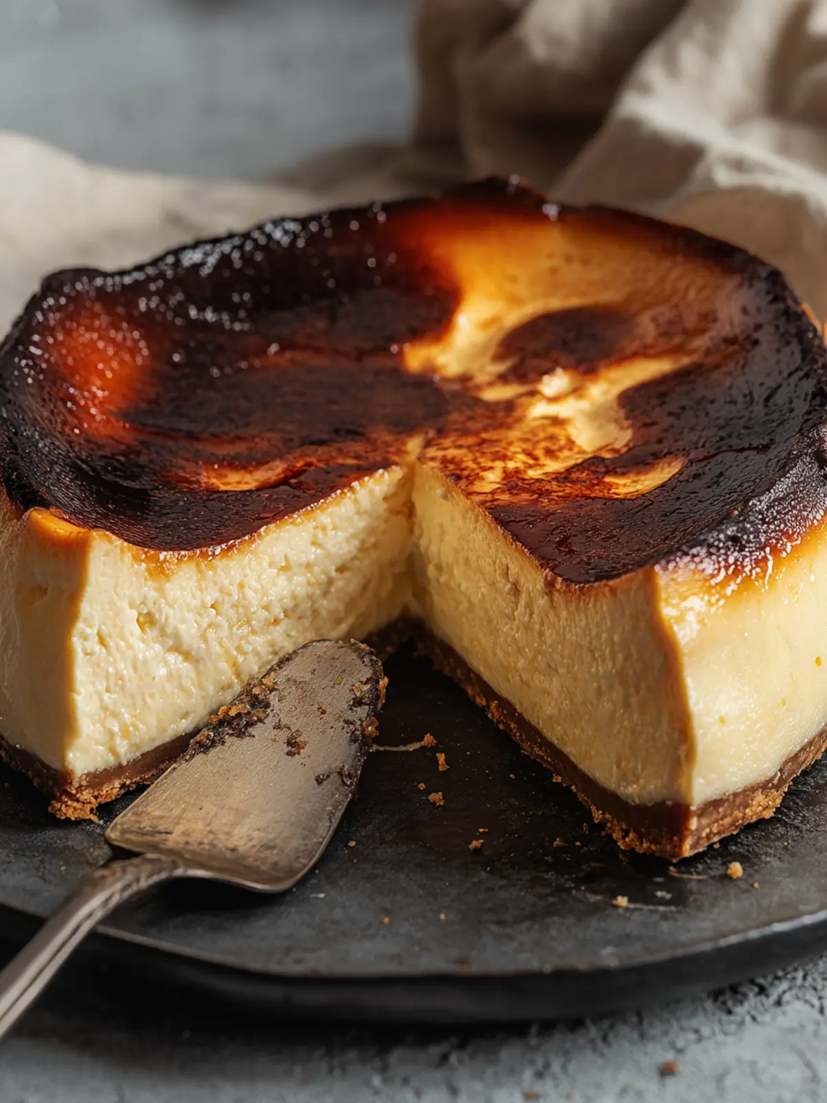 Easy Burnt Basque Cheesecake for Irresistible Indulgence 3 Burnt Basque Cheesecake