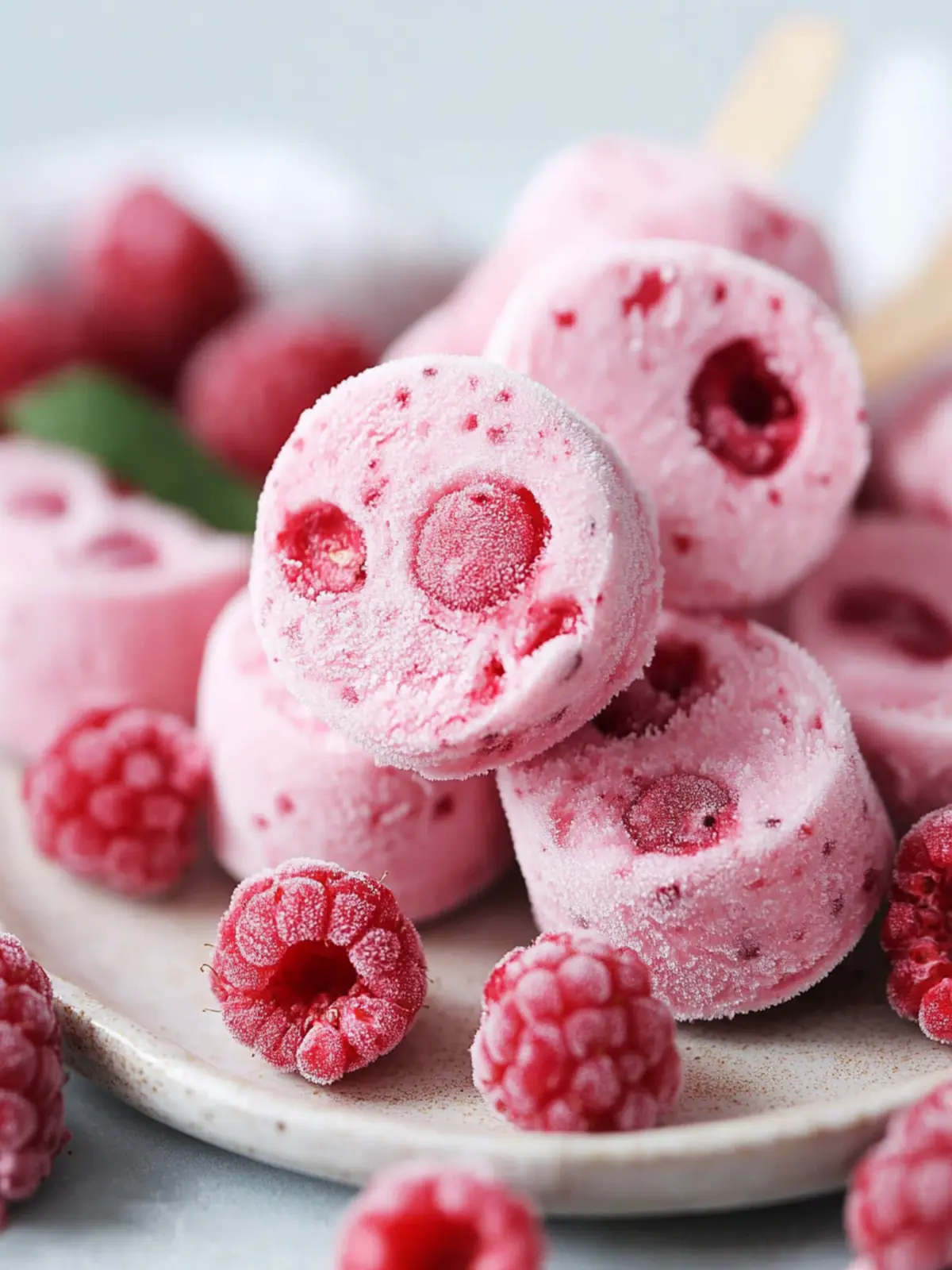 Delicious Raspberry Frozen Yogurt Bites for Healthy Snacking 4 Raspberry Frozen Yogurt Bites