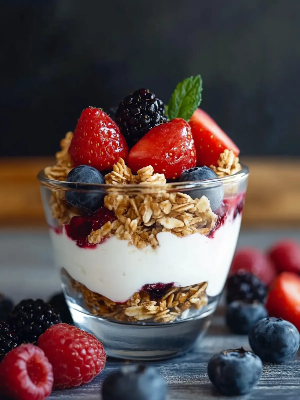 Deliciously Simple Greek Yogurt Berry Parfait for Breakfast 4 Greek Yogurt Berry Parfait