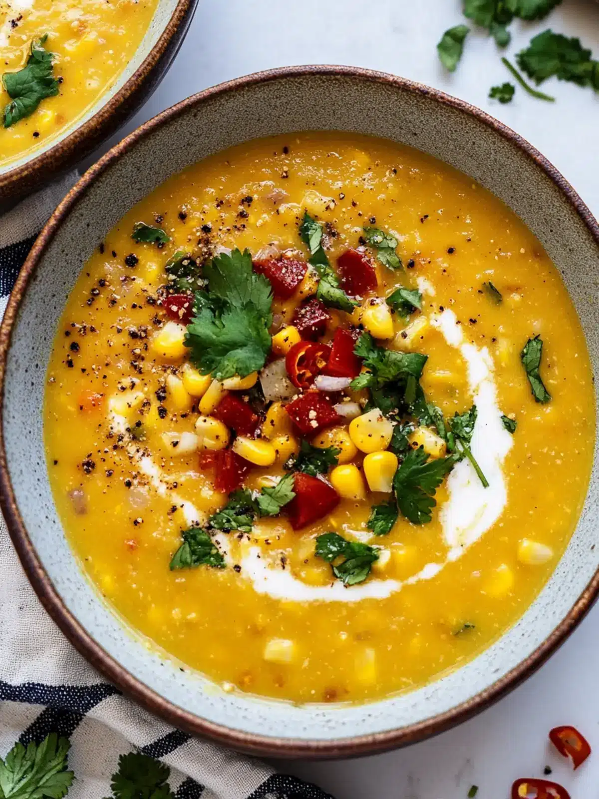 Savor the Comfort of Creamy Mexican Corn Soup Today 2 Mexican corn soup