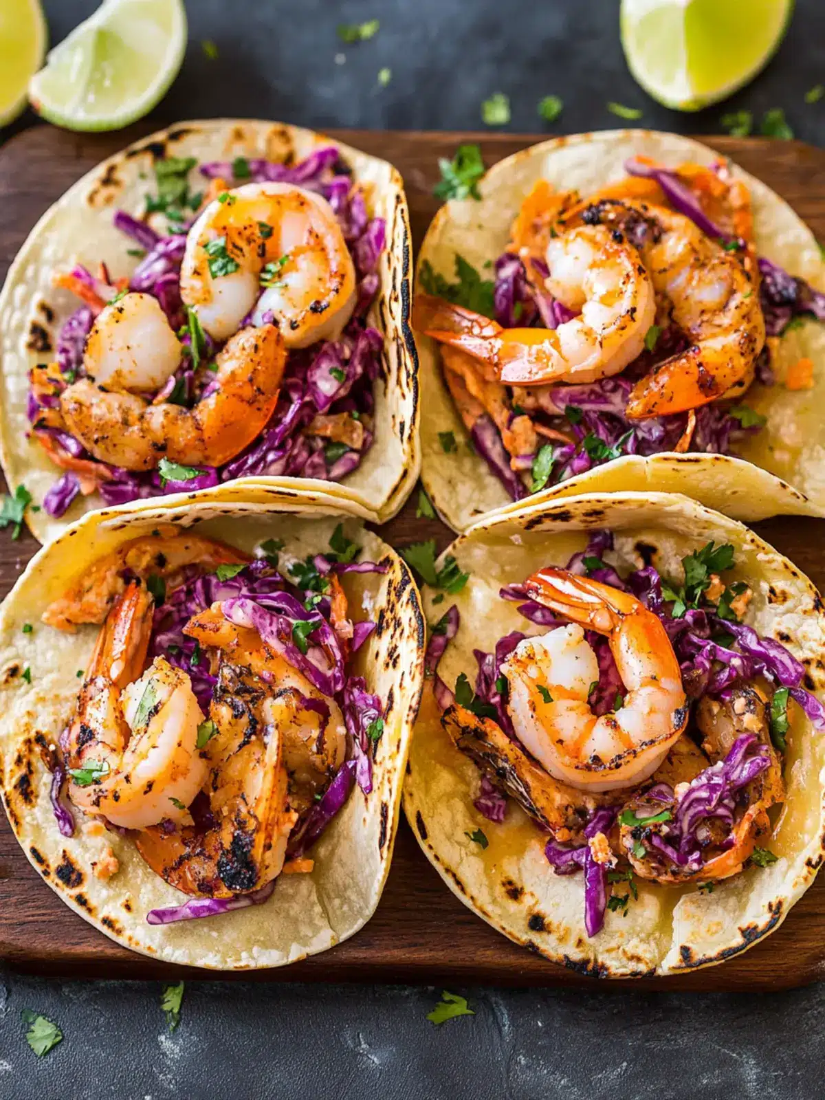 Grilled Shrimp Tacos with Sriracha Slaw: A Flavor Fiesta 4 Grilled Shrimp Tacos with Sriracha Slaw