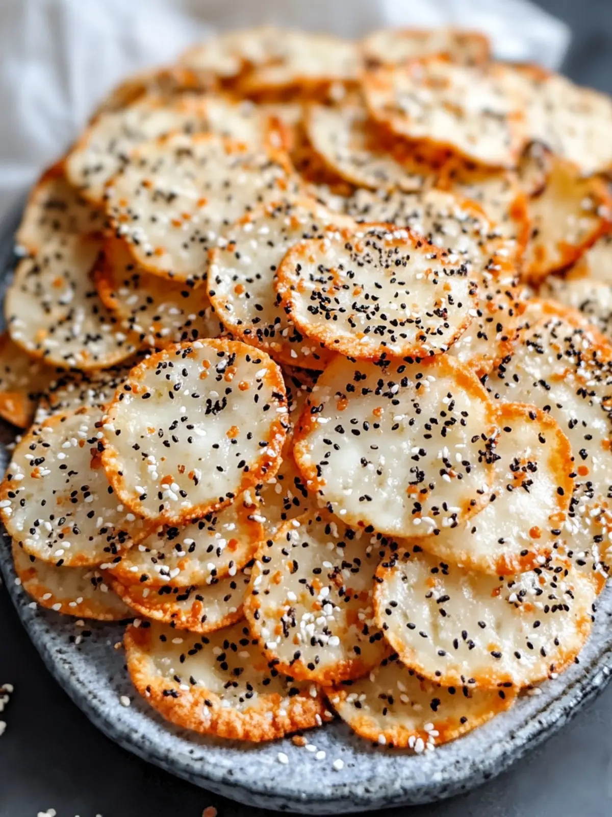 Keto Everything Bagel Cheese Chips: Crunchy Guilt-Free Treats 4 Keto Everything Bagel Cheese Chips