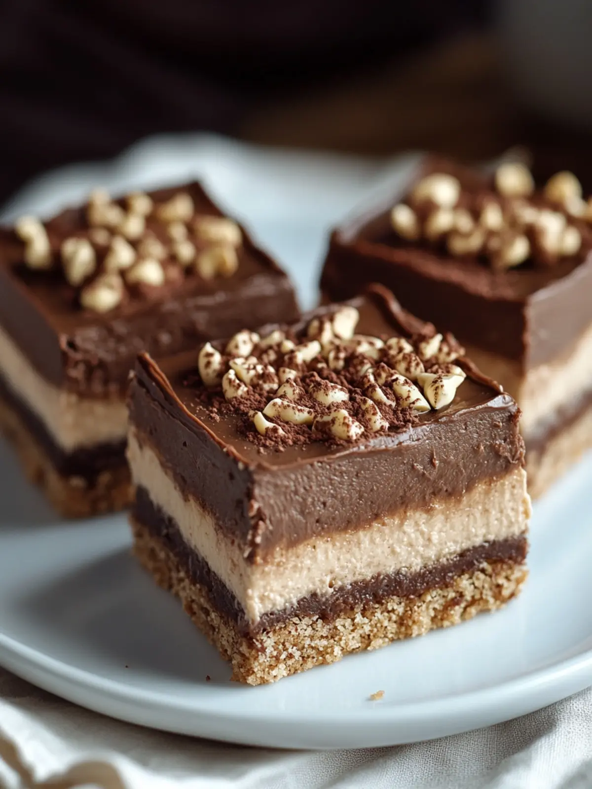 Irresistible Nutella Cheesecake Bars for Chocolate Lovers 3 Nutella Cheesecake Bars