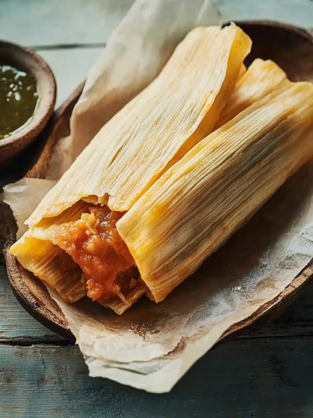 Delicious Homemade Tamales: Easy Masa Dough Recipe Included 2 Tamales