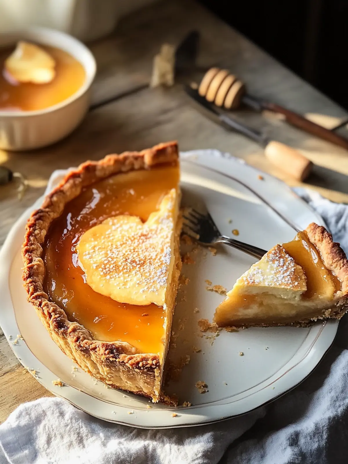 Golden Greek Honey Pie (Melopita) – Sweeten Your Day at Home 2 Golden Greek Honey Pie (Melopita)