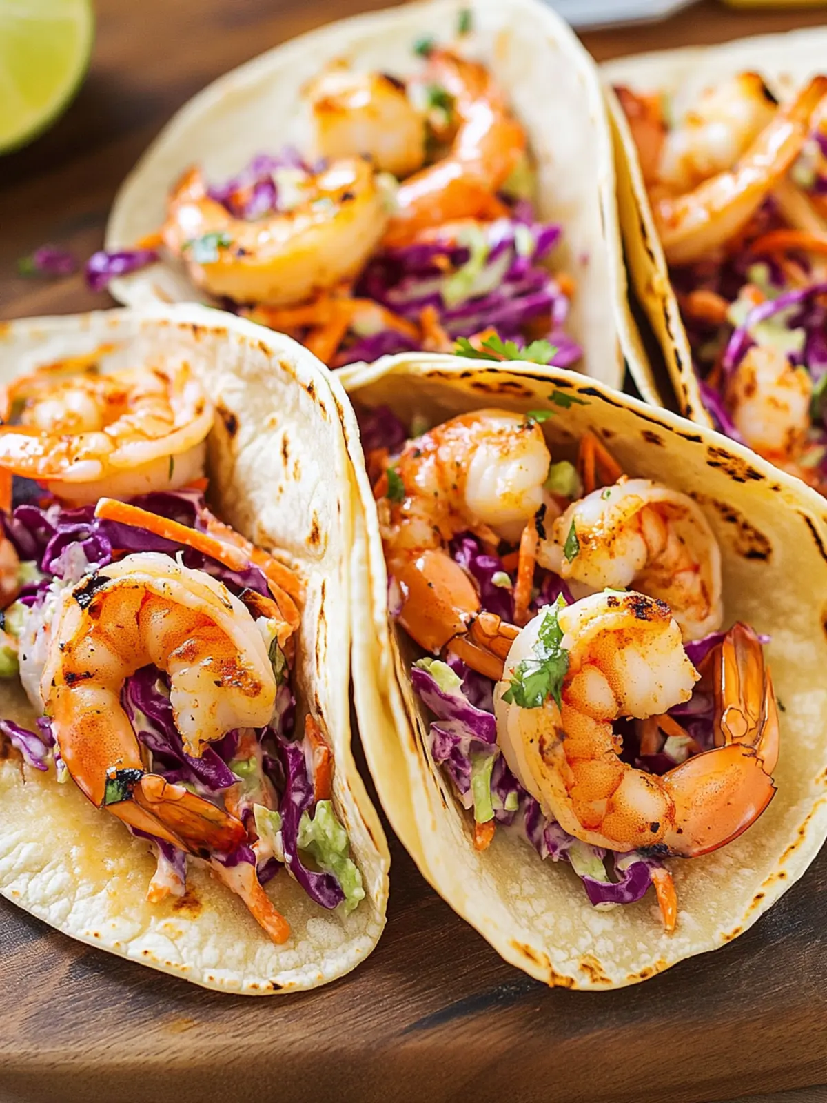 Grilled Shrimp Tacos with Sriracha Slaw: A Flavor Fiesta 2 Grilled Shrimp Tacos with Sriracha Slaw