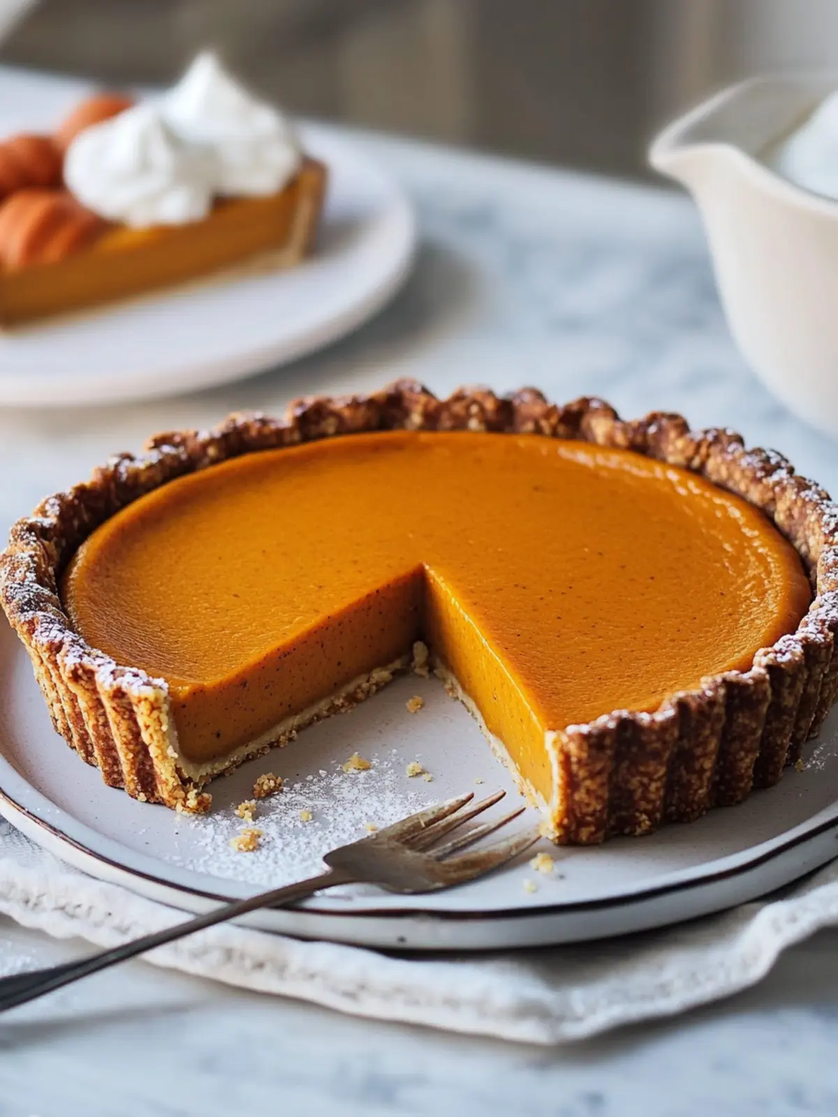 Easy Pumpkin Tart with Gingersnap Crust for Fall Bliss 3 Easy Pumpkin Tart