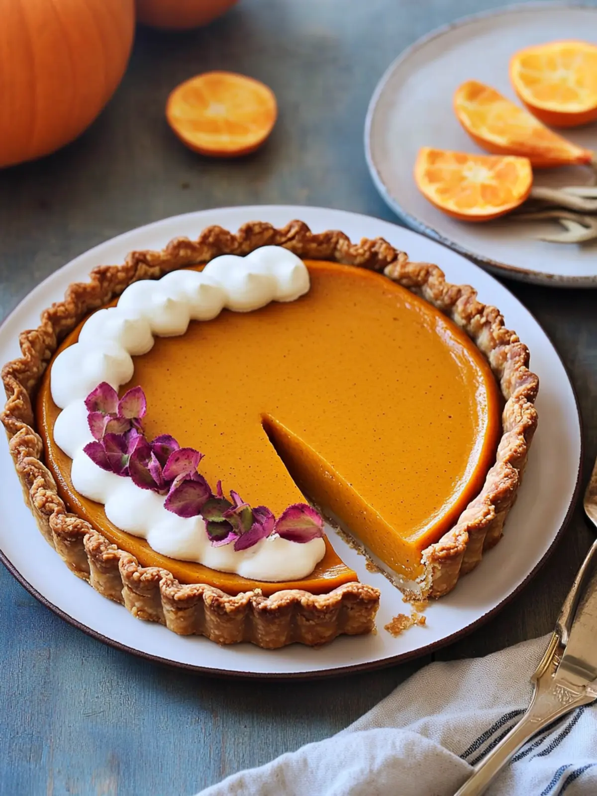 Easy Pumpkin Tart with Gingersnap Crust for Fall Bliss 5 Easy Pumpkin Tart