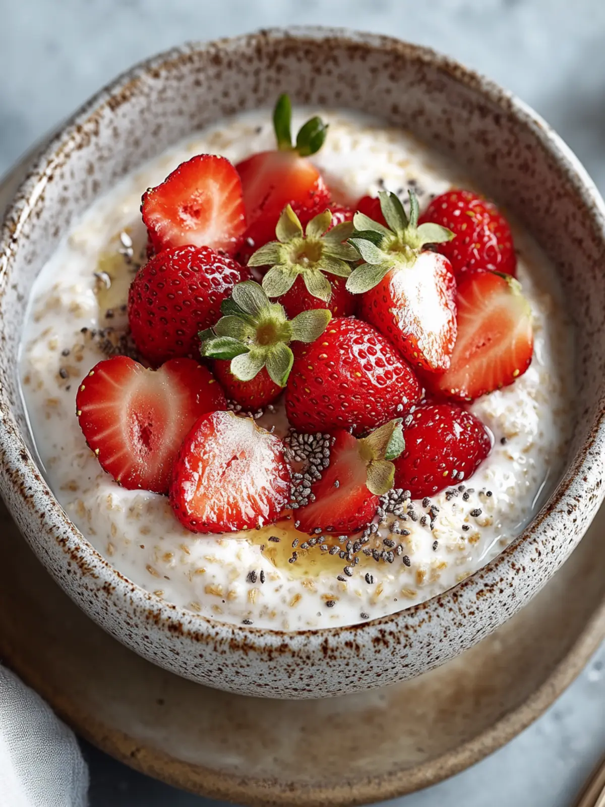 Strawberries and Cream Porridge: Easy Breakfast Bliss 5 Strawberries and Cream Porridge