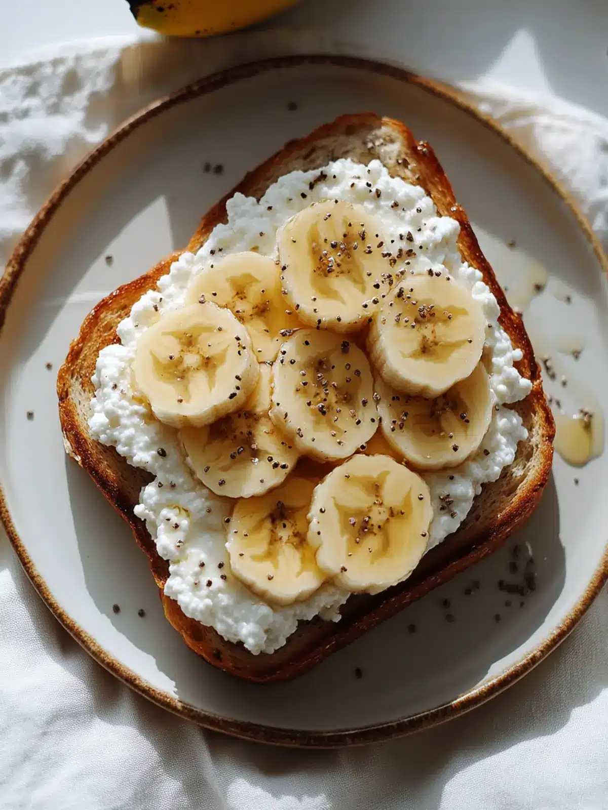 Cottage Cheese Banana Toast: Your Quick, Protein-Packed Delight 2 Cottage Cheese Banana Toast