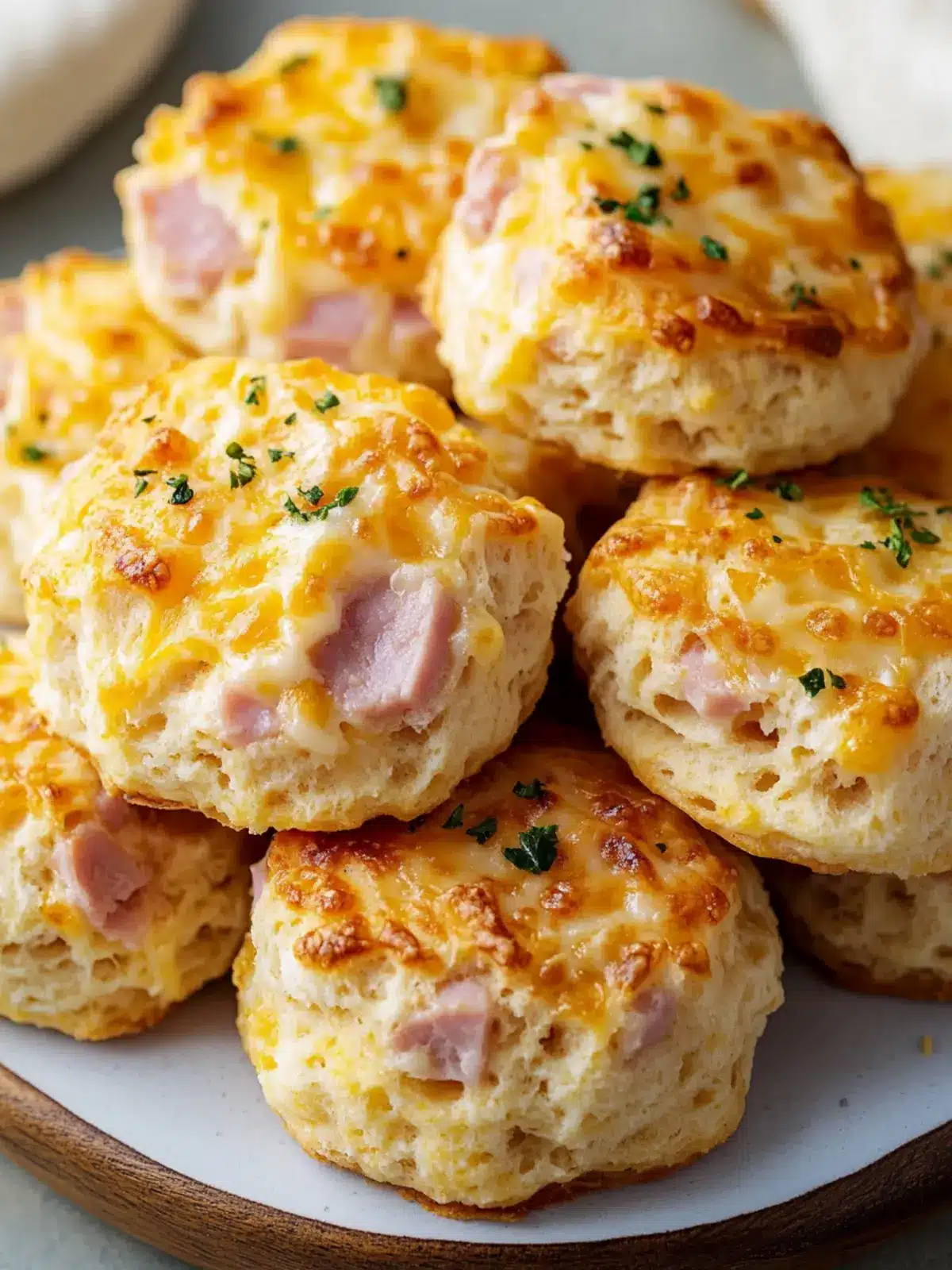 Heavenly Ham and Cheese Butter Swim Biscuits You’ll Crave 2 Ham and Cheese Butter Swim Biscuits