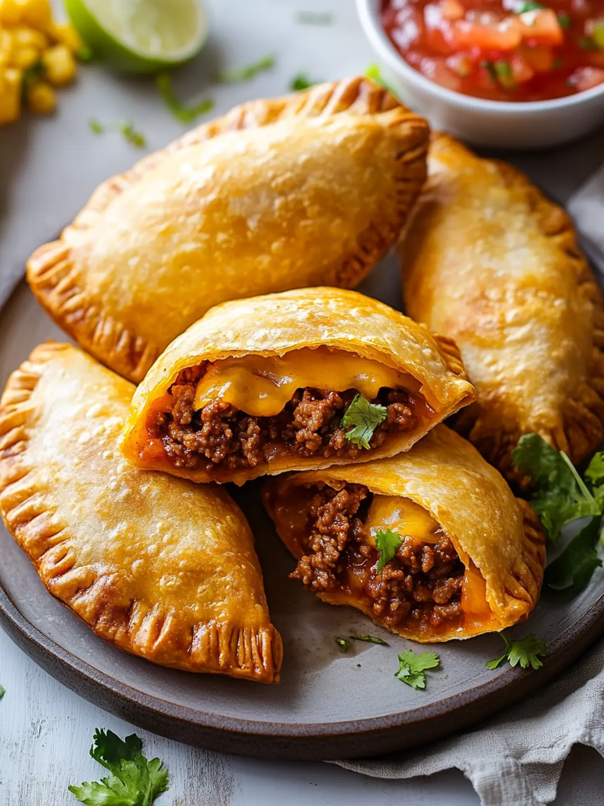 Cheesy Beef Taco Pockets That Will Wow Your Dinner Guests 2 Cheesy Beef Taco Pockets