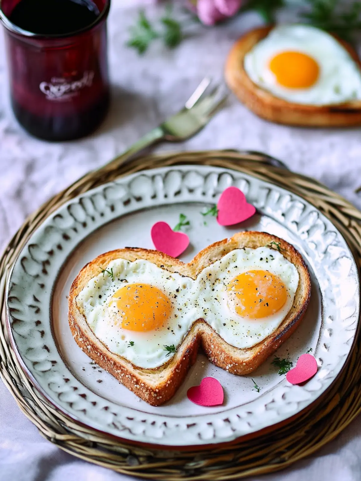 Sunny Side Up Egg-Heart Toasts for an Unforgettable Valentine’s Day 5 Sunny Side up Egg-Heart Toasts For Valentine's Day Breakfast