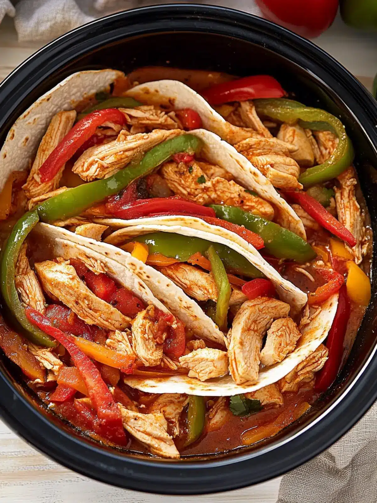 Crock-Pot Chicken Fajitas: Effortless Flavor for Family Nights 5 Crock-Pot Chicken Fajitas
