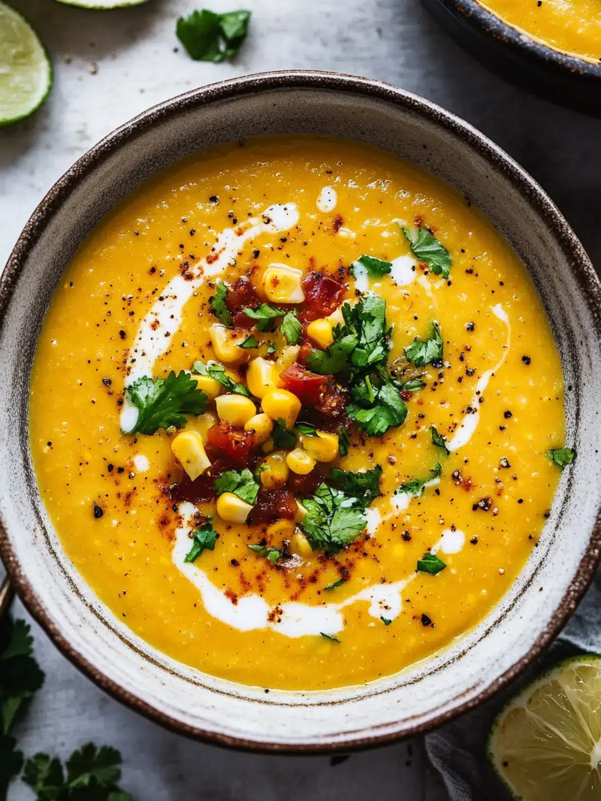 Savor the Comfort of Creamy Mexican Corn Soup Today 4 Mexican corn soup