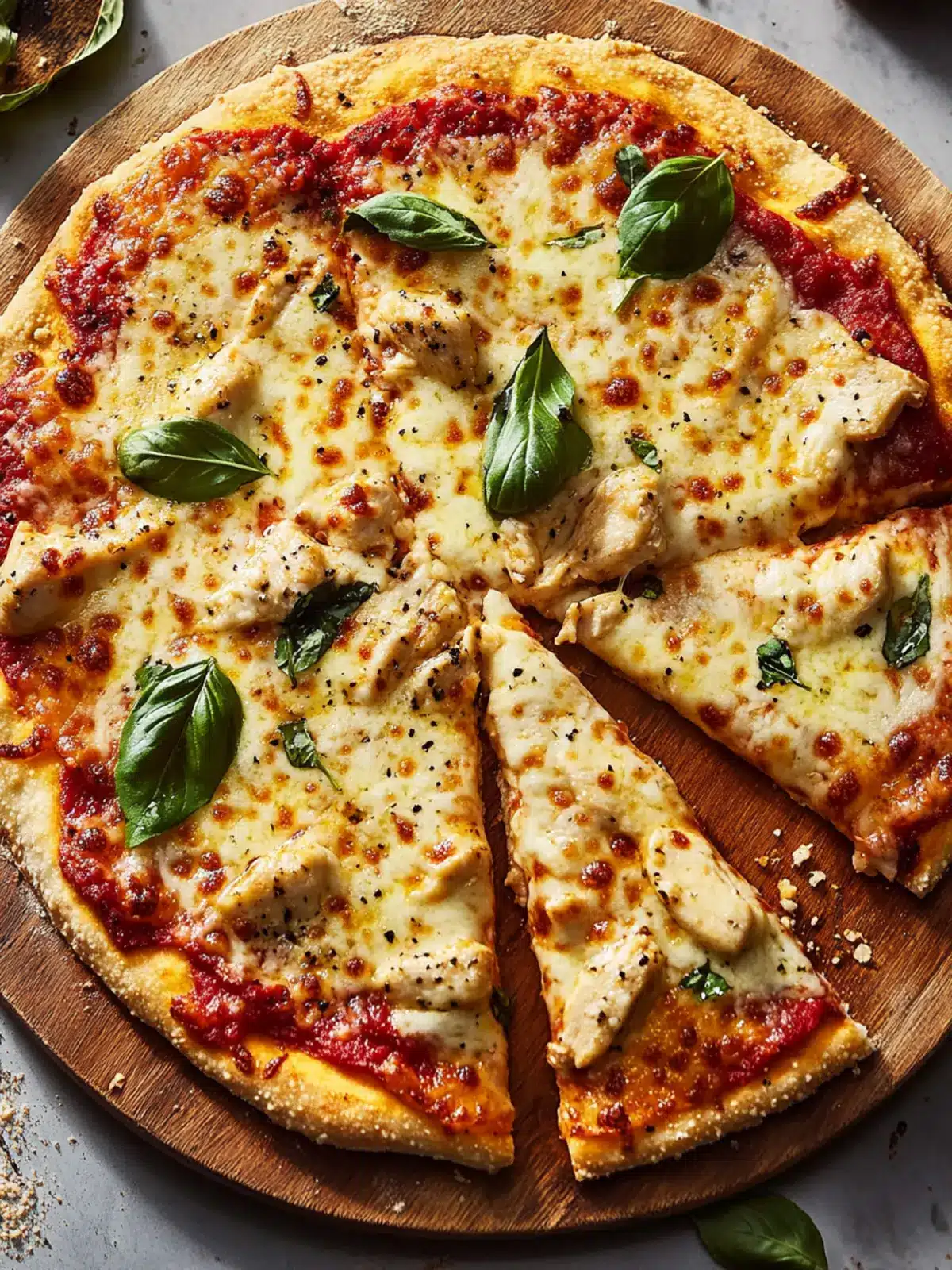 High-Protein Chicken Parm Pizza for Guilt-Free Indulgence 4 High-Protein Chicken Parm Pizza