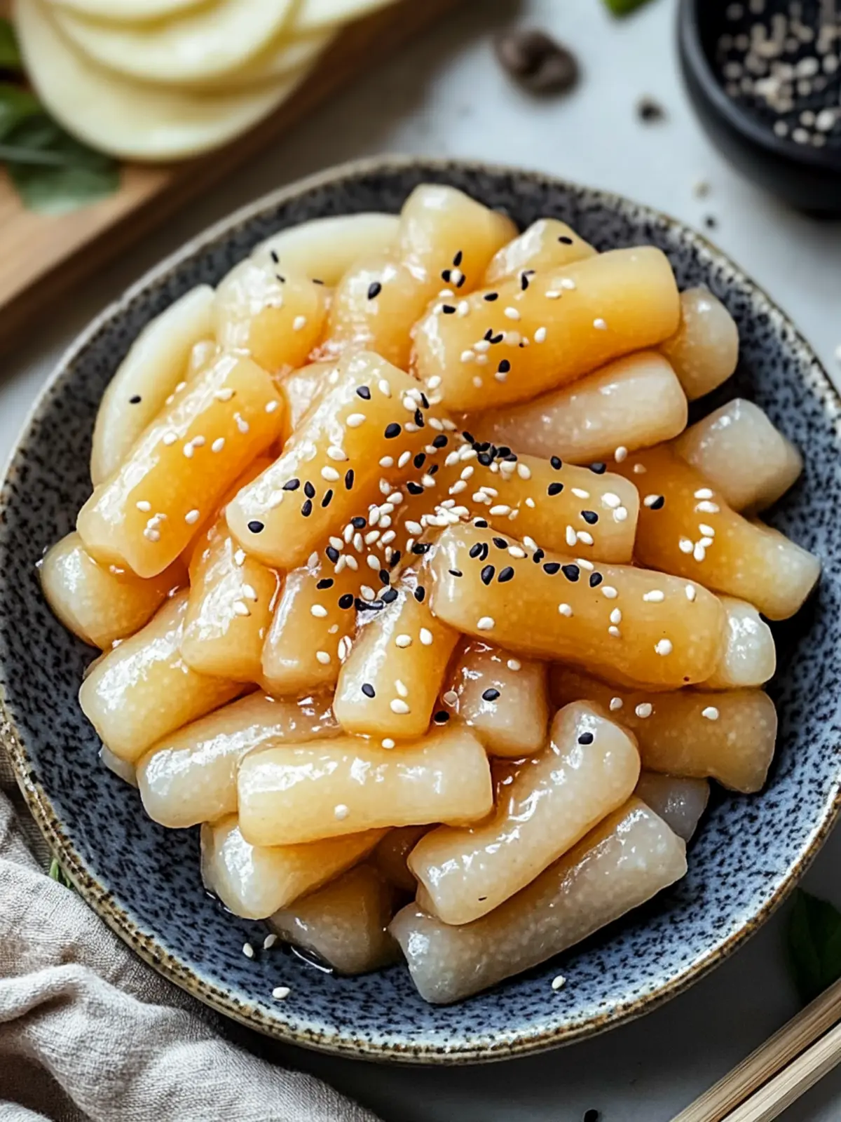 Sweet Soy Butter Korean Rice Cakes for an Irresistible Snack 3 Sweet Soy Butter Korean Rice Cakes