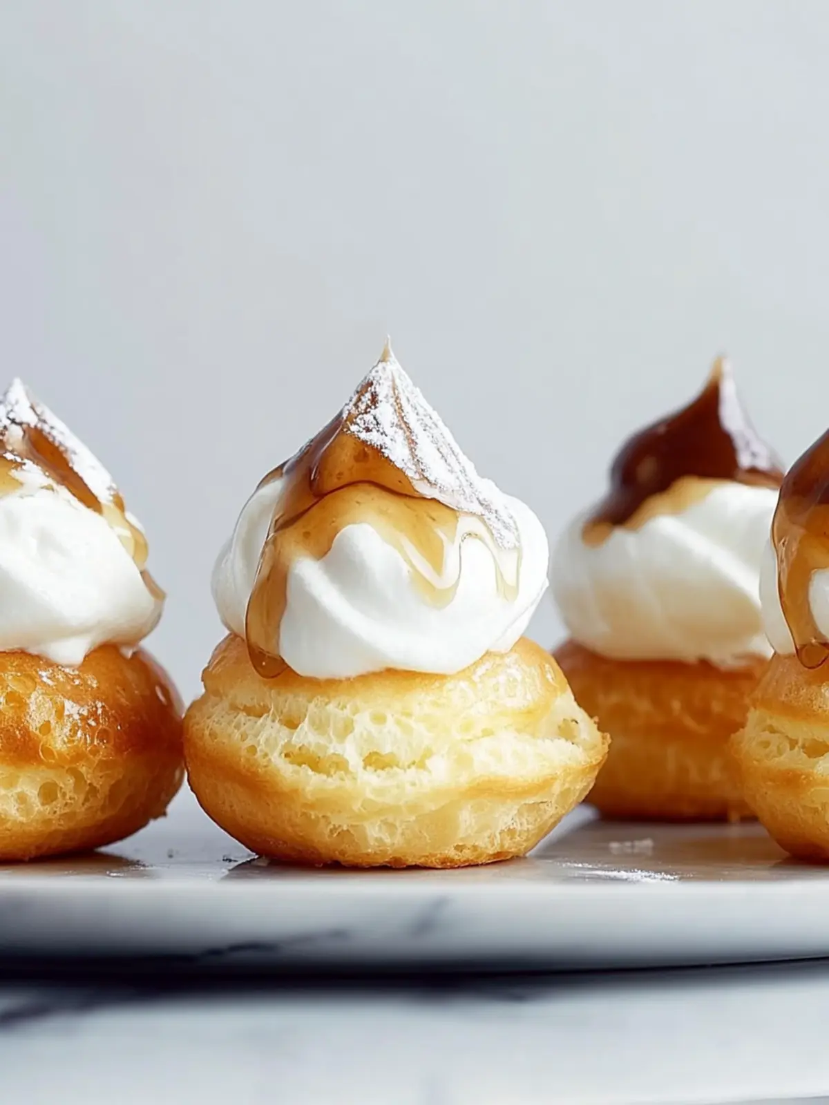 Easy Profiteroles: Indulgent Treats with Ice Cream Filling 3 Easy Profiteroles