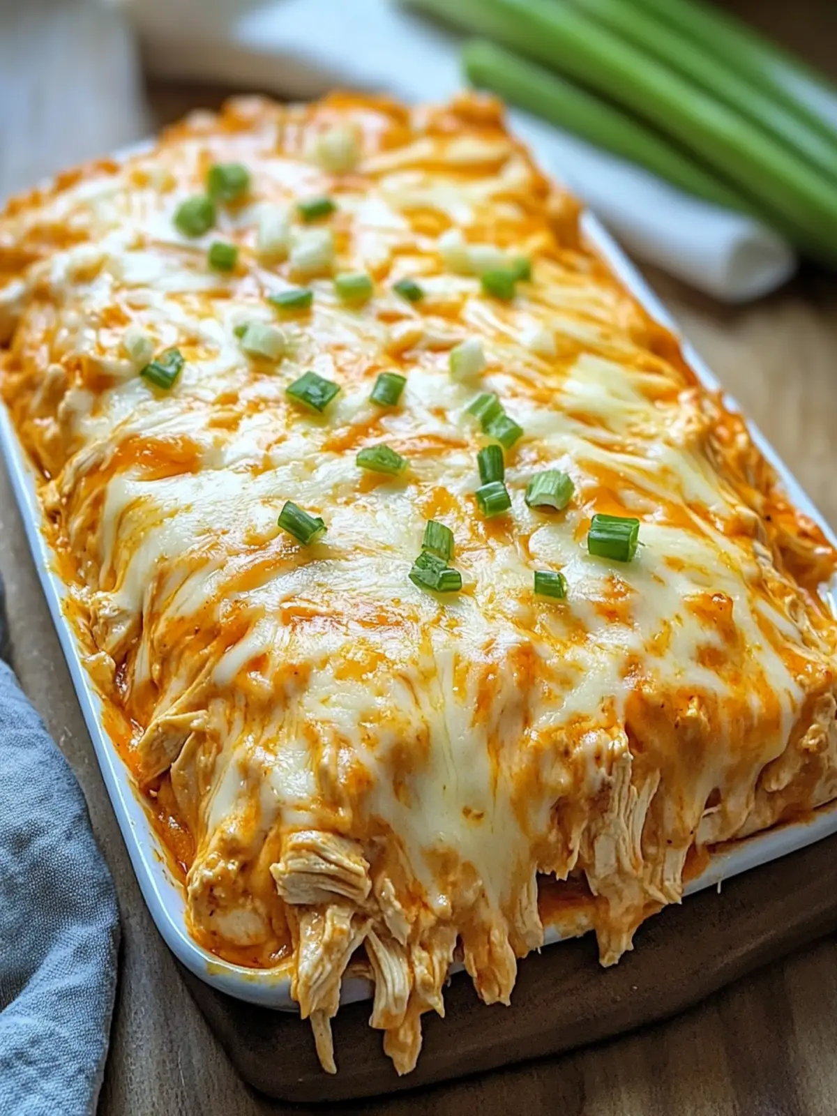 Buffalo Chicken Cheese Bake: Quick Delight for Gatherings 4 Buffalo Chicken Cheese Bake