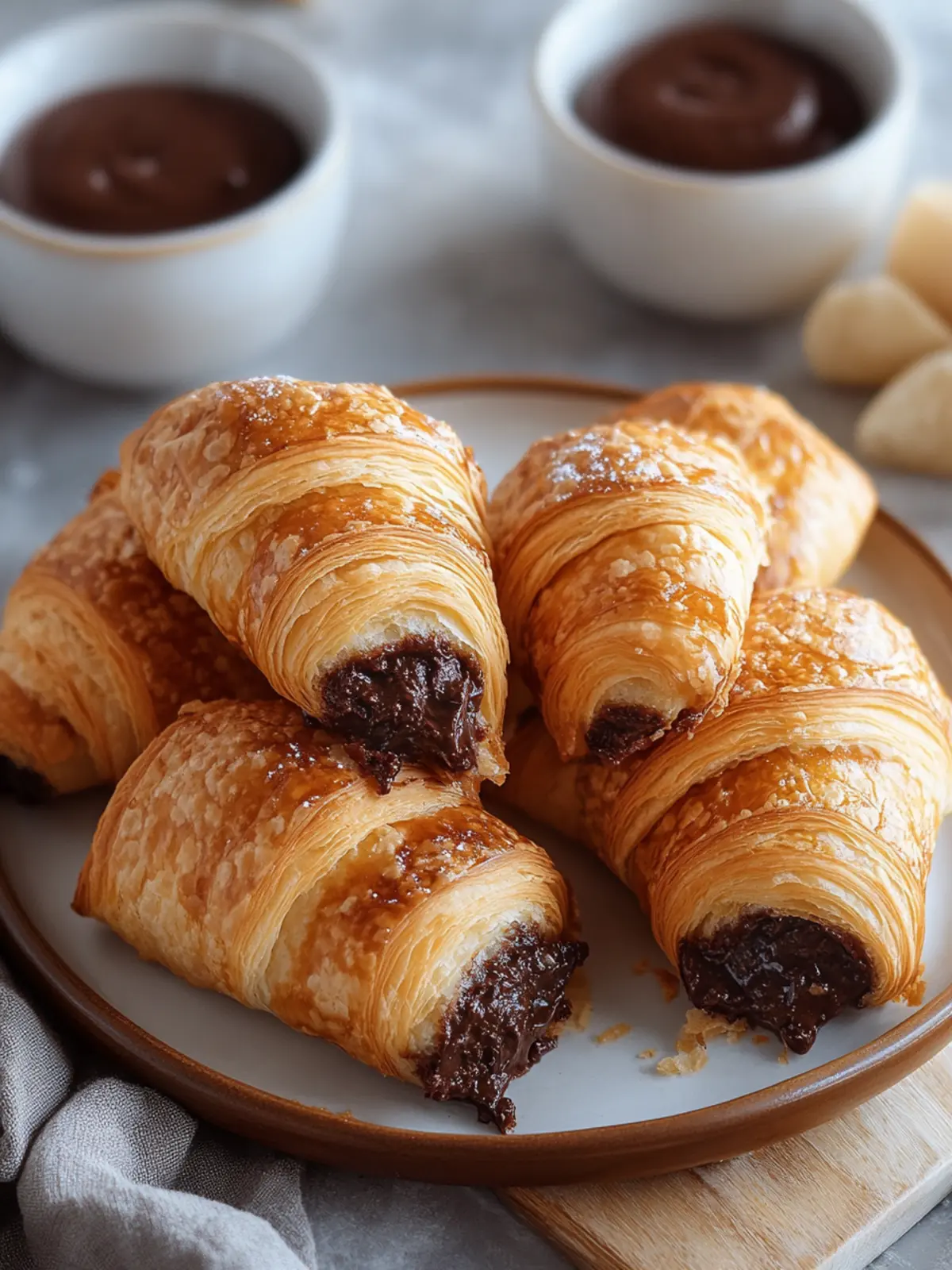 Decadent Brownie Batter Croissants for Your Sweet Cravings 5 Brownie Batter Croissants