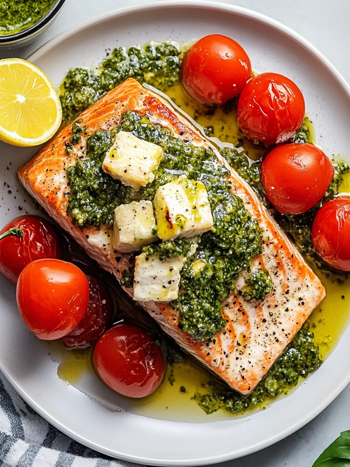 Savory Pesto Salmon: Your 30-Minute Dinner Delight! 3 Pesto Salmon