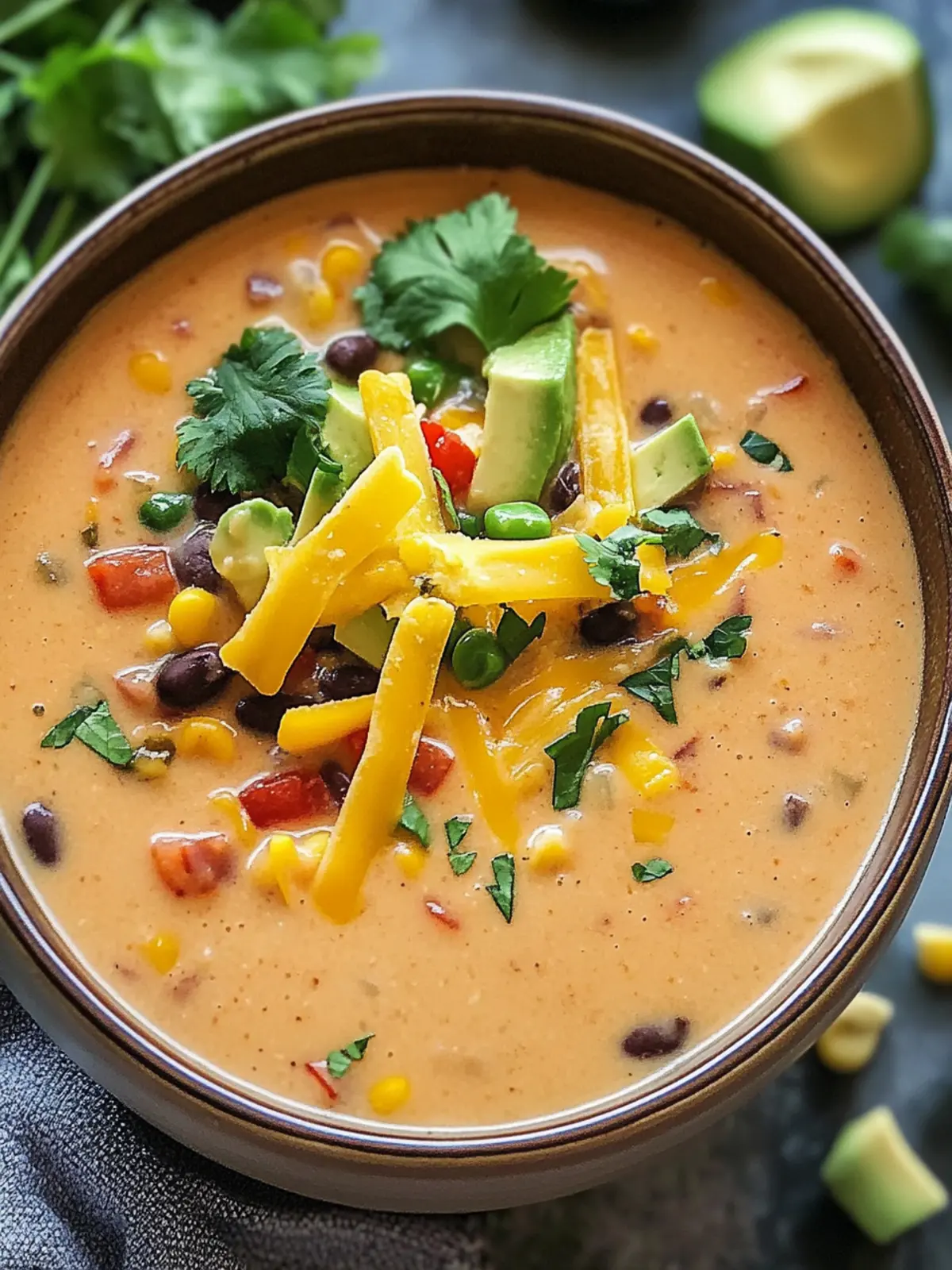 Creamy Vegetarian Tortilla Soup: Comfort in Every Spoonful 3 Creamy Vegetarian Tortilla Soup