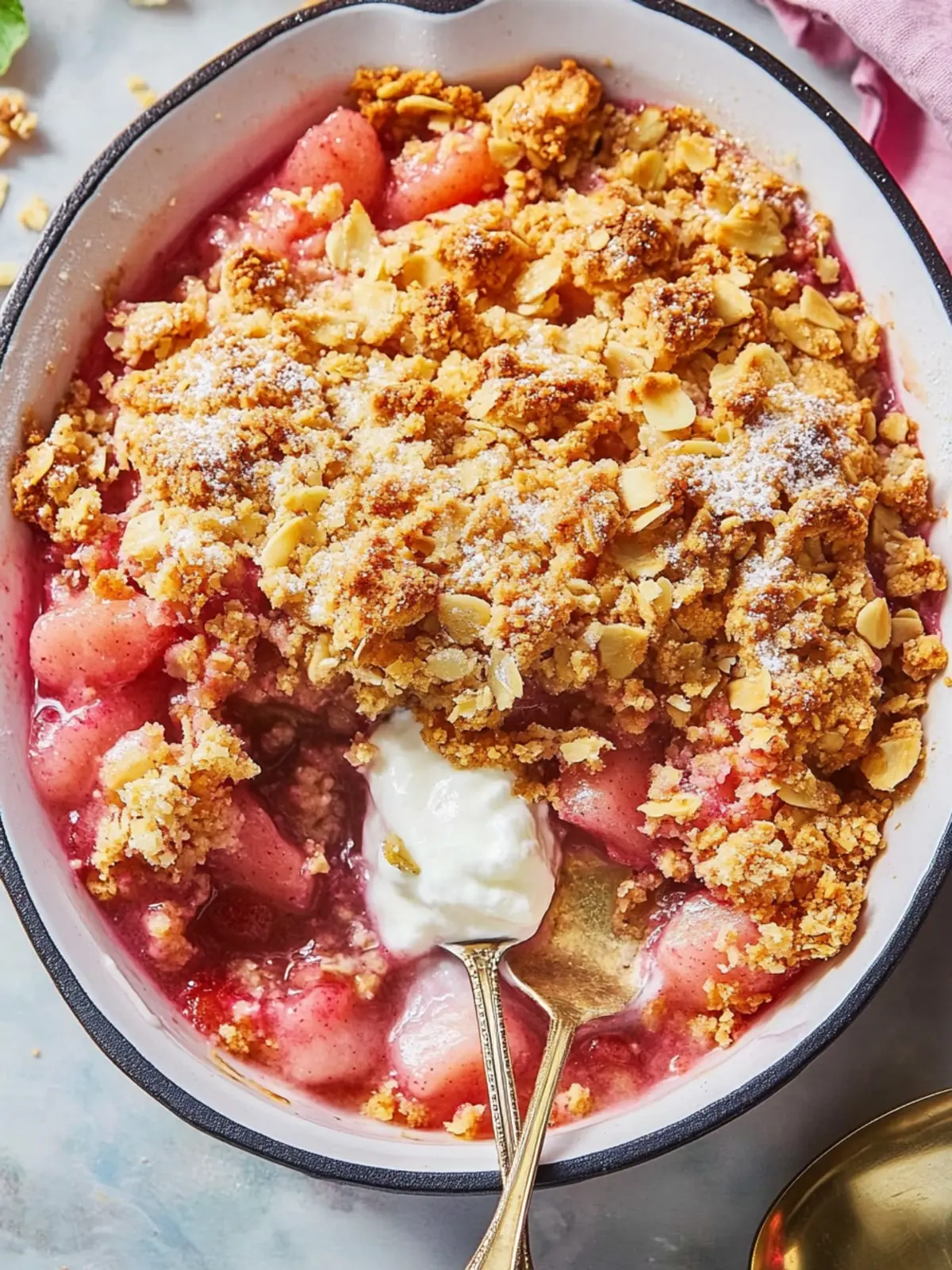 Sweet and Tangy Rhubarb Crisp to Satisfy Your Cravings 4 Rhubarb Crisp