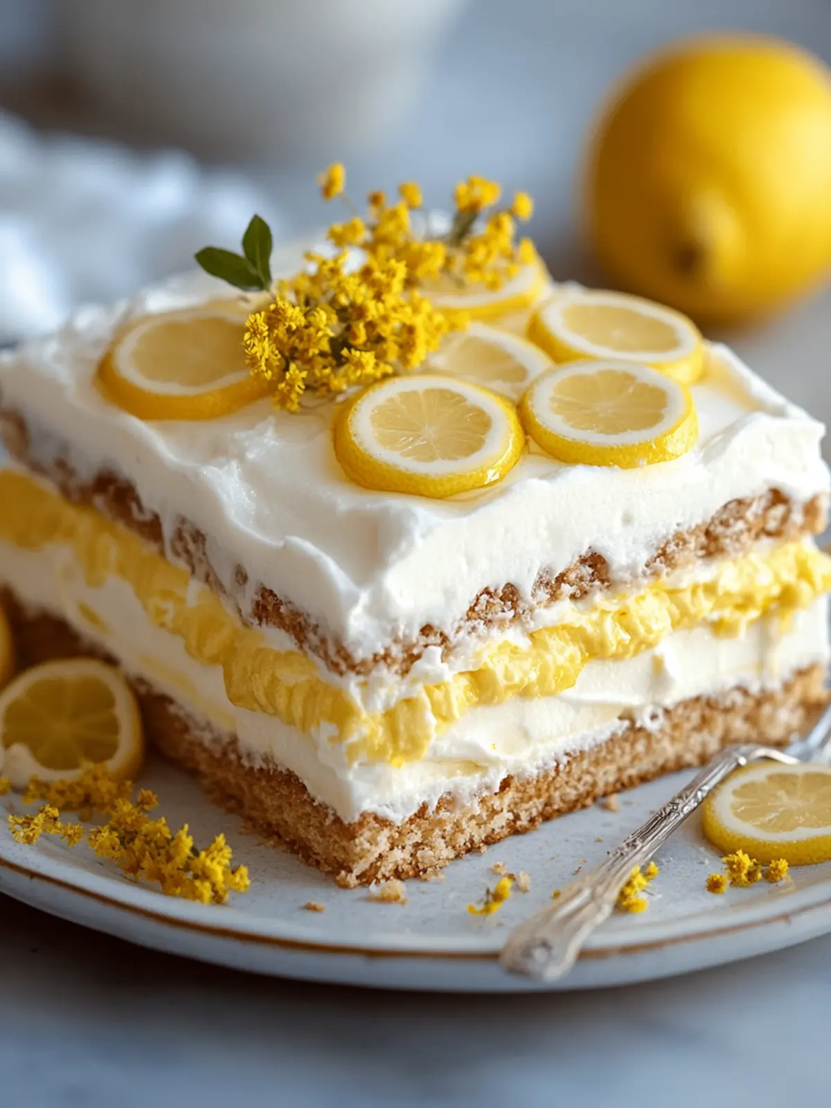 Creamy Lemon Icebox Cake: Your No-Bake Summer Delight 3 Lemon Icebox Cake