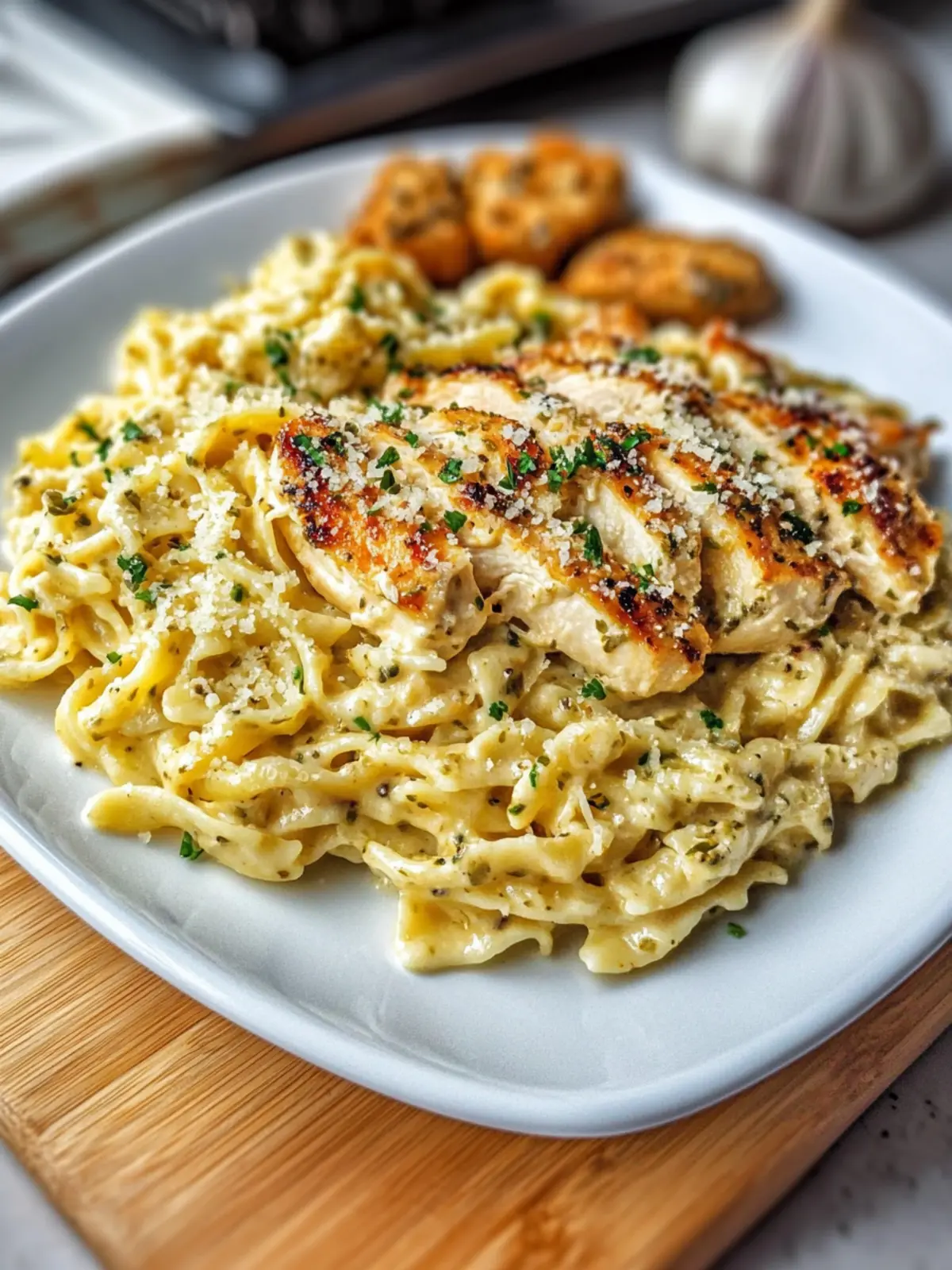 Creamy Garlic Parmesan Chicken Pasta in Just 30 Minutes 3 Creamy Garlic Parmesan Chicken Pasta