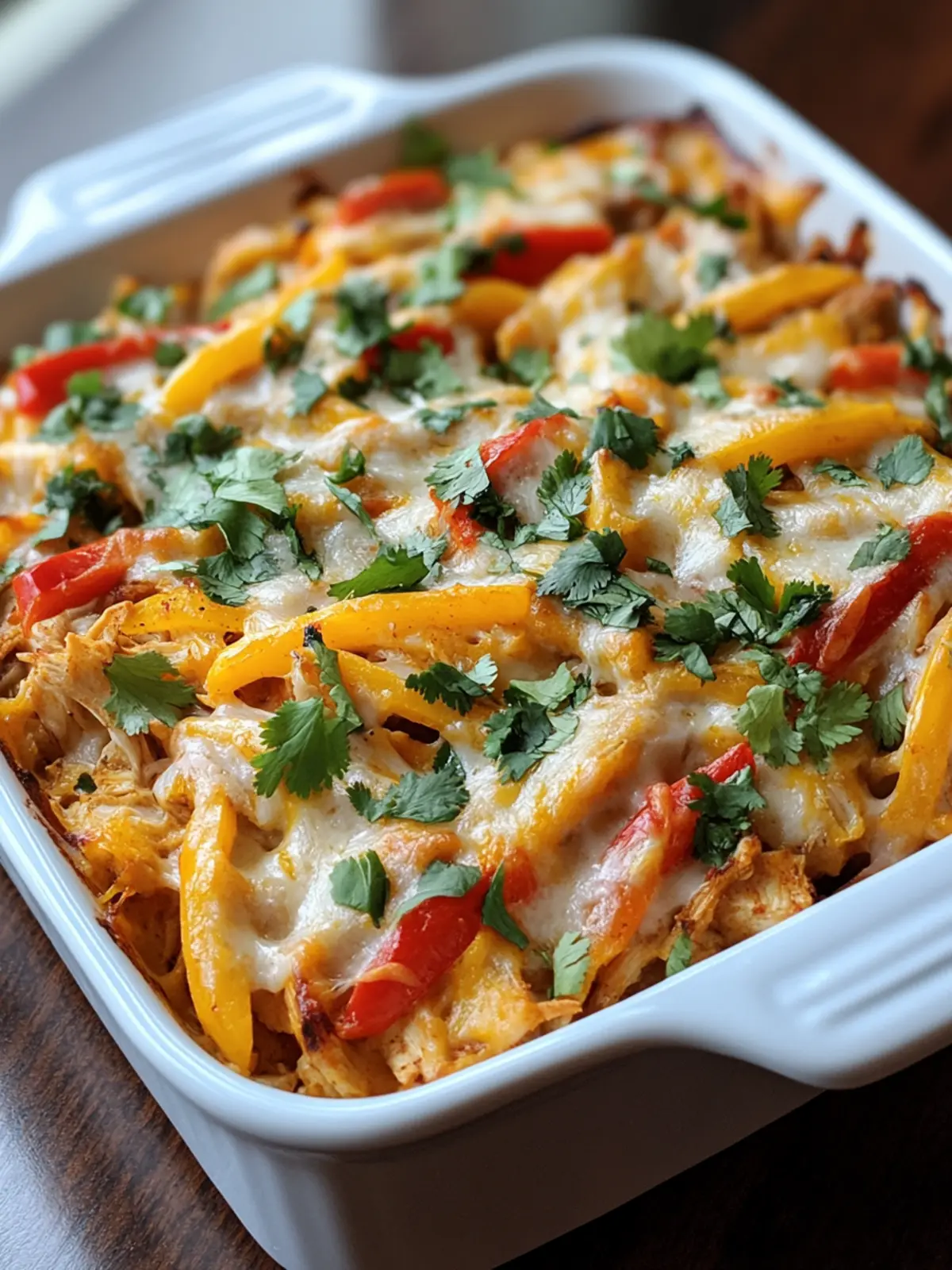 Creamy Chicken Fajita Casserole: Your New Family Favorite 2 Creamy Chicken Fajita Casserole
