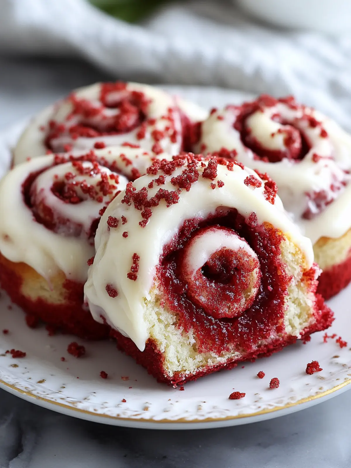 Delicious Red Velvet Cinnamon Rolls for a Cozy Brunch Treat 5 Red Velvet Cinnamon Rolls