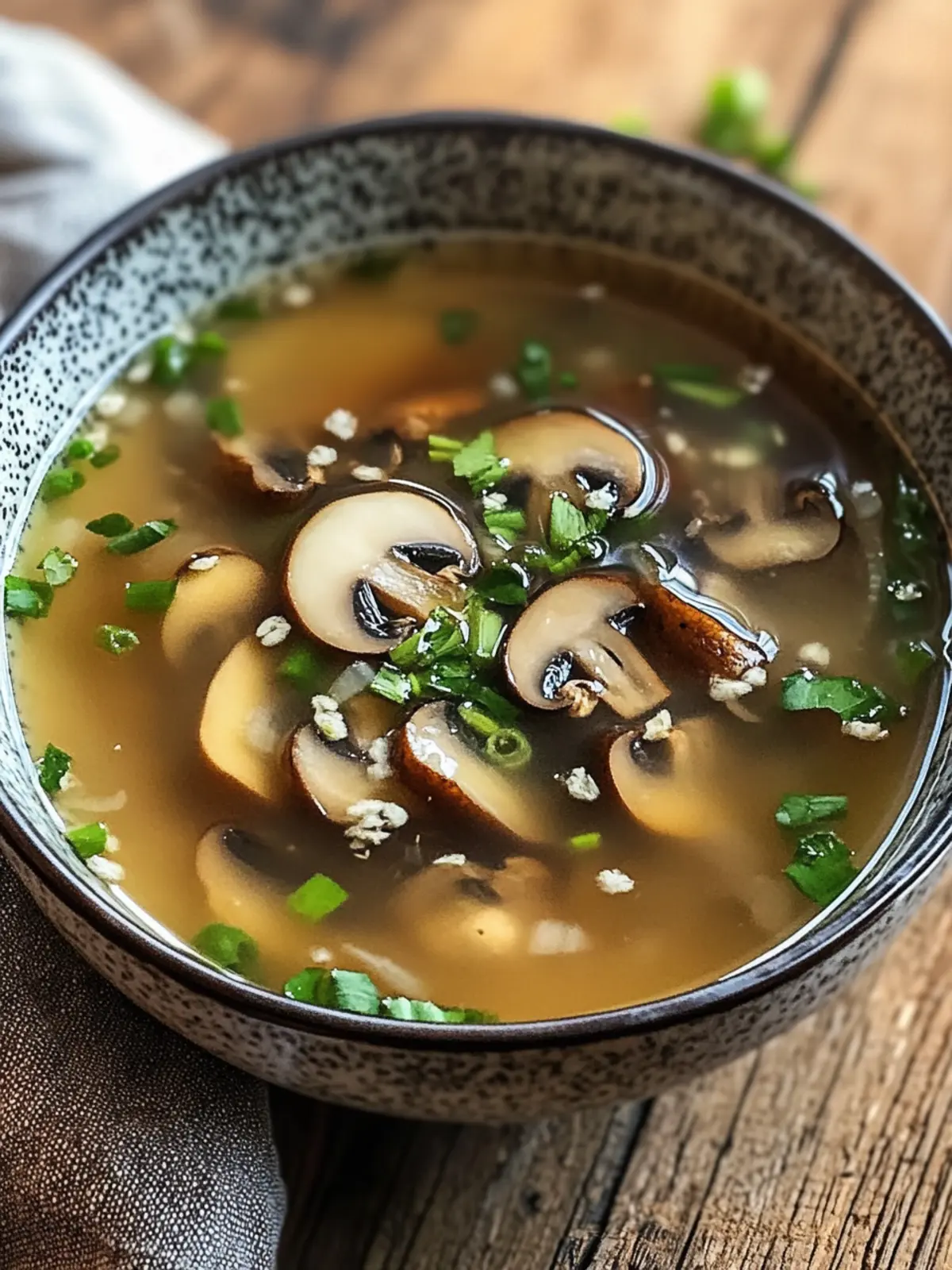 Cozy Up with Delicious Japanese Clear Mushroom Soup Today 4 Japanese Clear Mushroom Soup