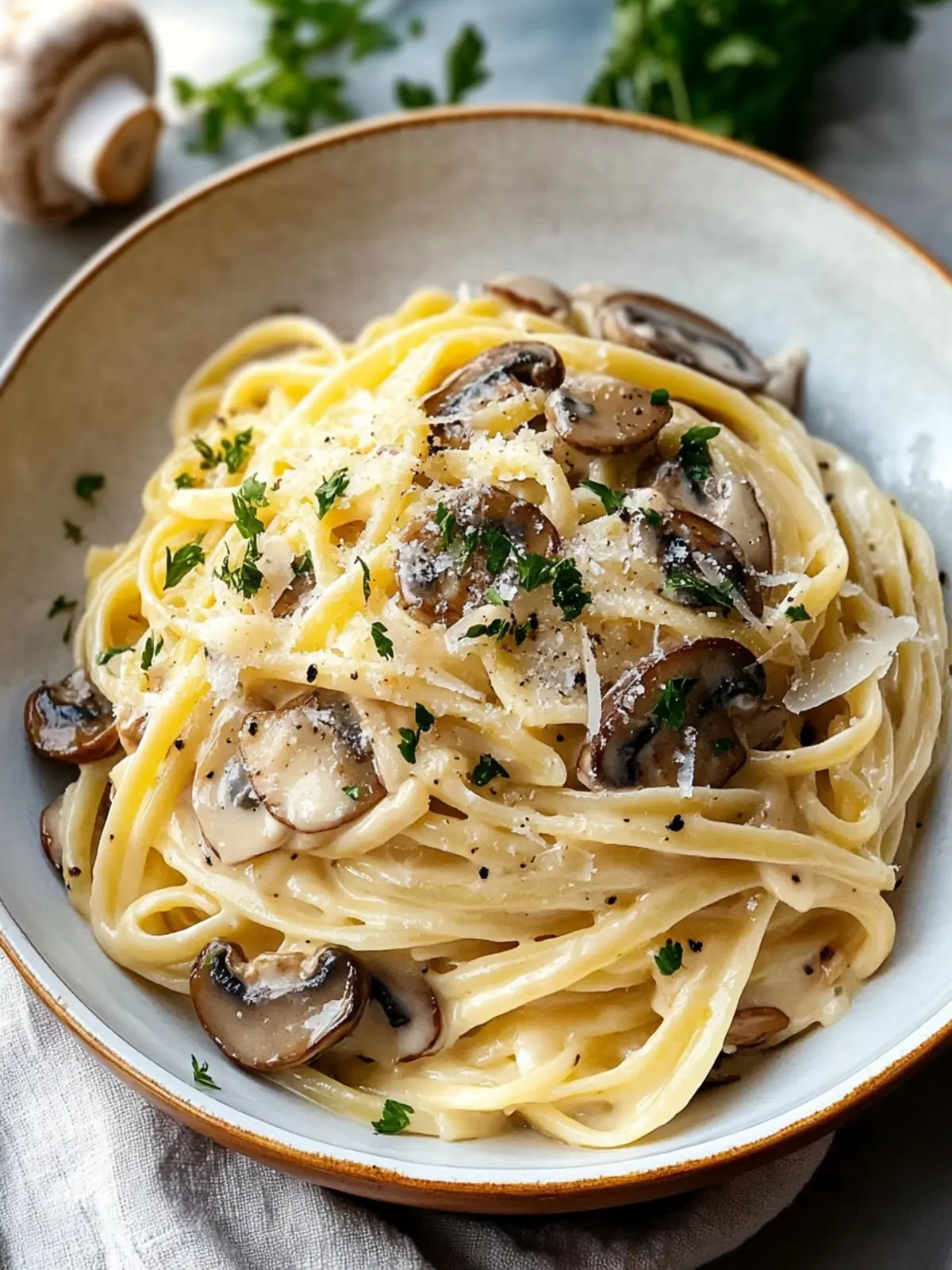 Creamy Caramelized Leek & Mushroom Gruyere Pasta Bliss 2 Creamy Caramelized Leek & Mushroom Gruyere Pasta