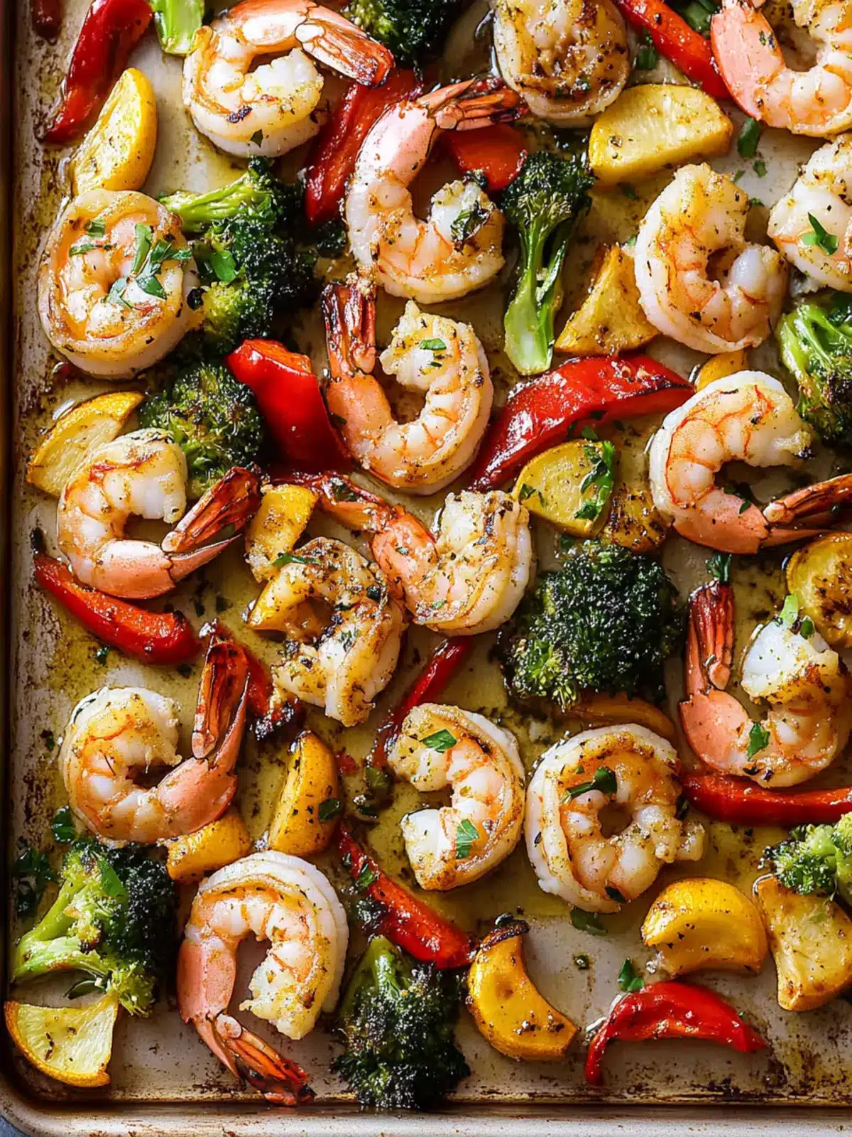 Sheet-Pan Garlicky Shrimp and Veggies: A Flavorful 30-Minute Delight 5 Sheet-Pan Garlicky Shrimp and Veggies
