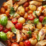 Caprese Chicken Gnocchi Skillet: Your New Quick Dinner Crush 3 Caprese Chicken Gnocchi Skillet