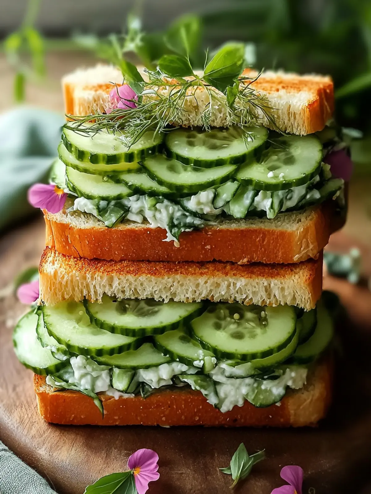 Refreshing Easy Cucumber Salad Sandwiches for Any Occasion 3 Easy Cucumber Salad Sandwiches