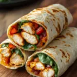 Crispy Air Fryer Chicken & Mozzarella Wraps for Busy Nights 2 Crispy Air Fryer Chicken & Mozzarella Wraps: Quick & Easy Dinner