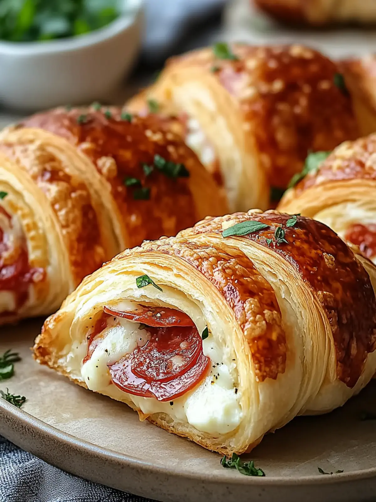 Mozzarella Pepperoni Croissant Rolls You'll Crave Again and Again 3 Mozzarella Pepperoni Croissant Rolls You’ll Crave Every Time