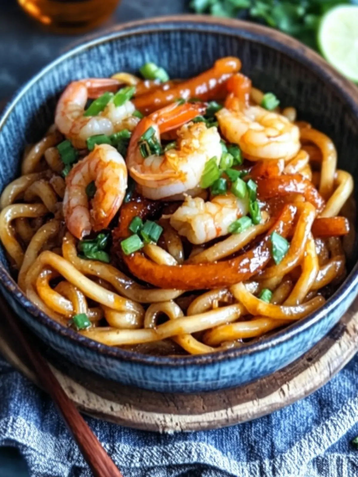 Savory Yaki Udon with Shrimp in Just 20 Minutes 5 Yaki Udon with Shrimp