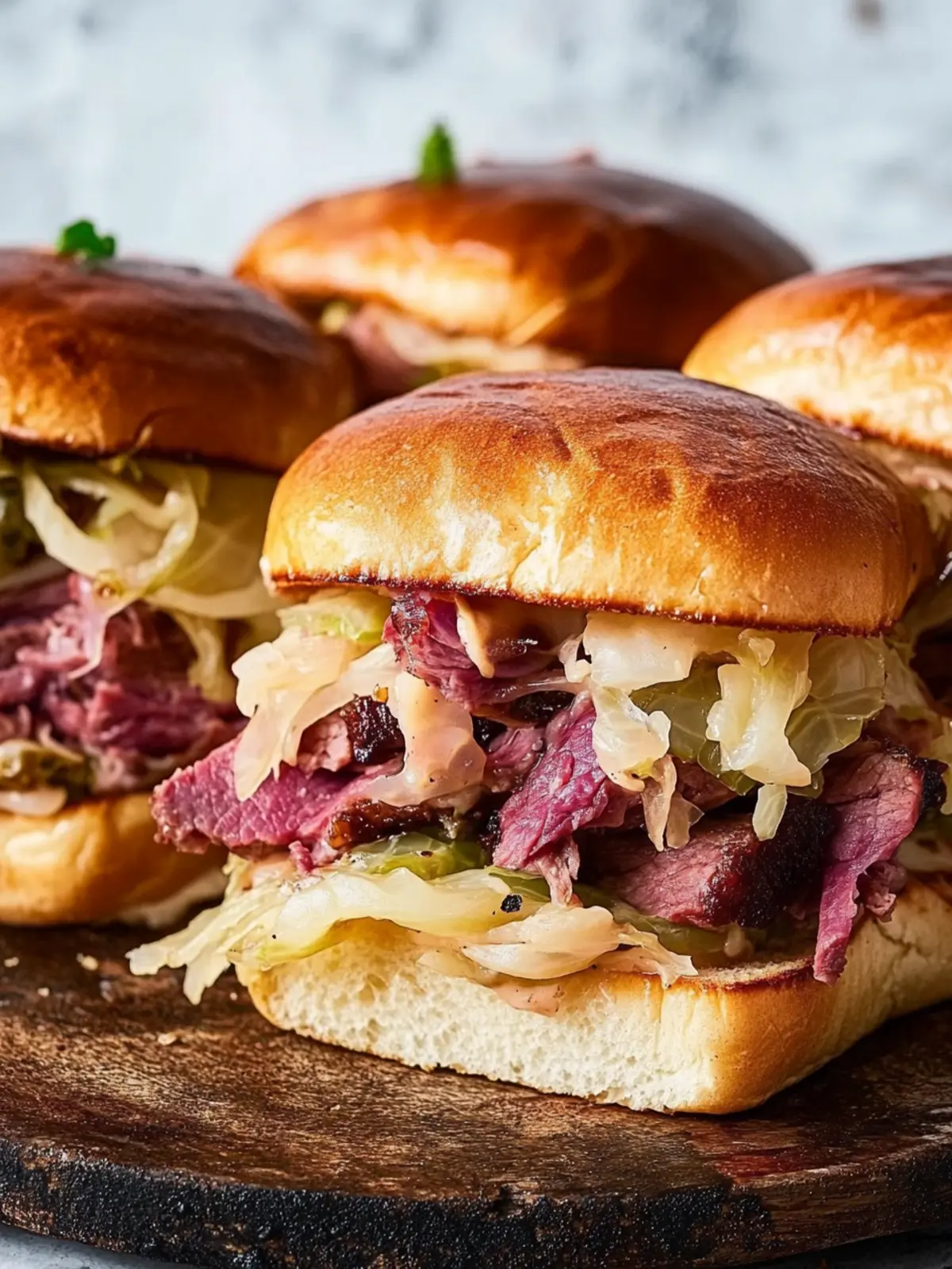 Irresistible Corned Beef & Cabbage Sliders for Festive Feasts 2 Corned Beef & Cabbage Sliders