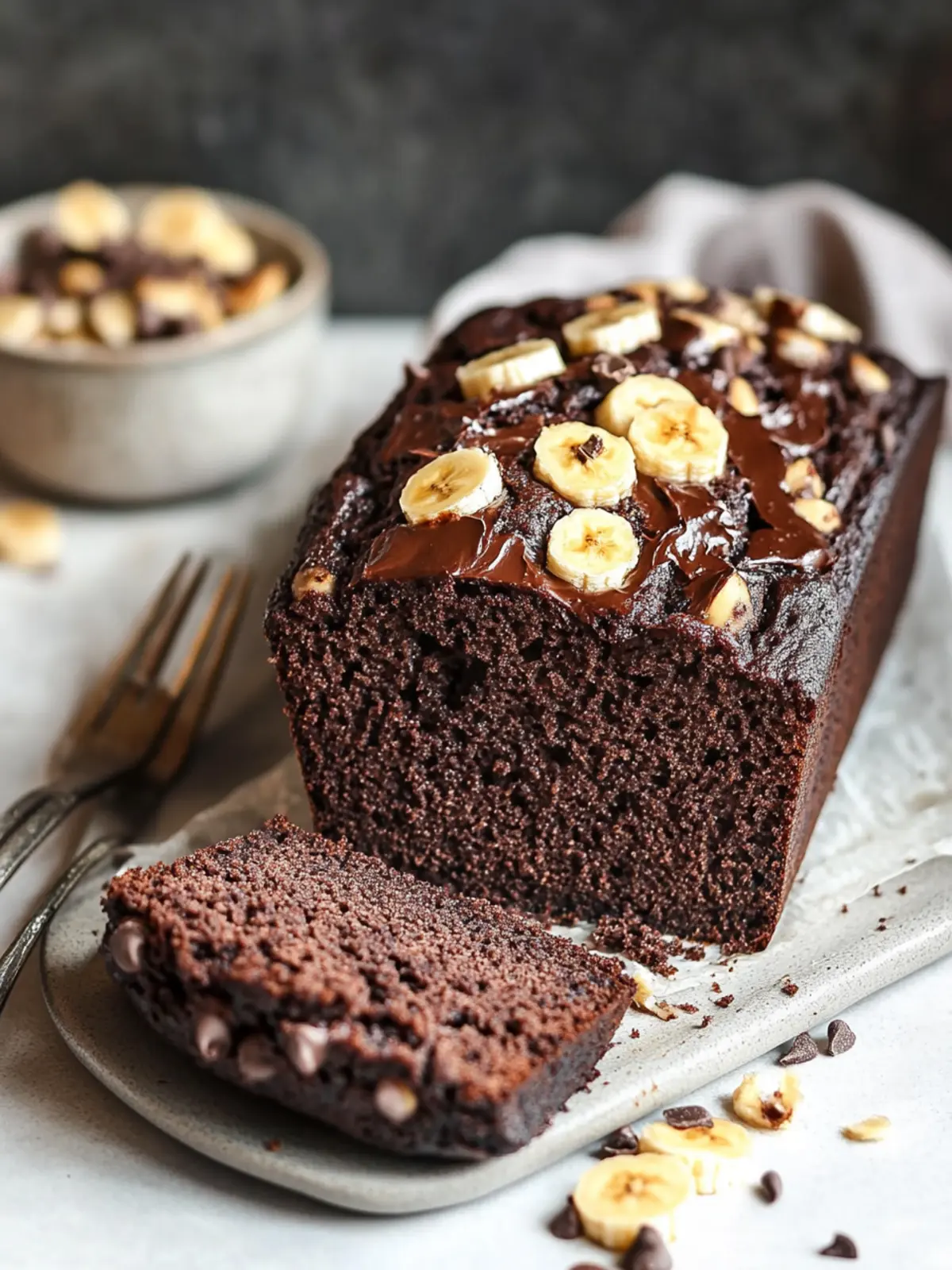 Irresistible Vegan Chocolate Banana Bread That's Guilt-Free 2 Vegan chocolate banana bread