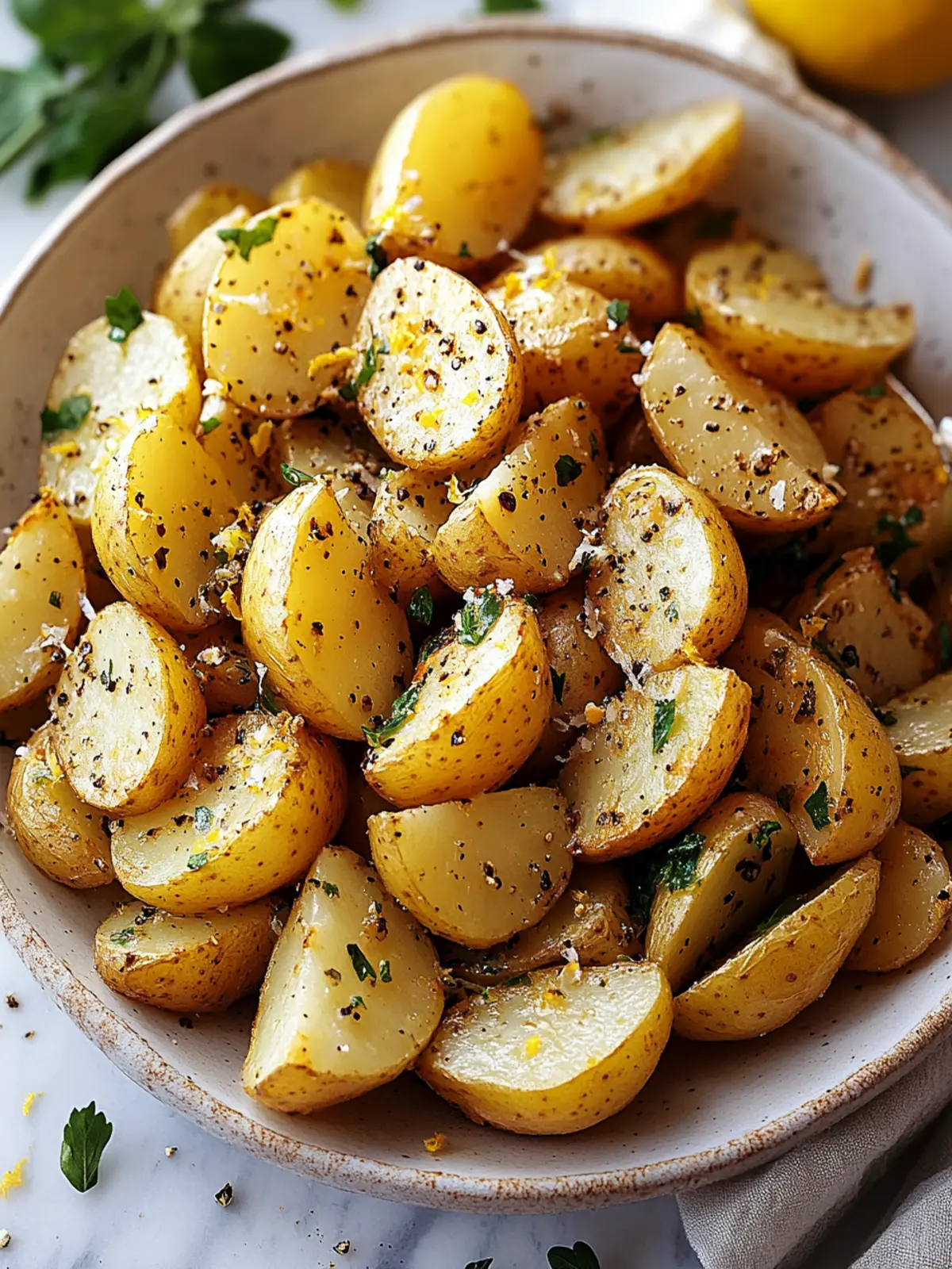 Greek-Style Lemon Potatoes: Garlic-Oregano Bliss Awaits 5 Greek-Style Lemon Potatoes with Garlic and Oregano
