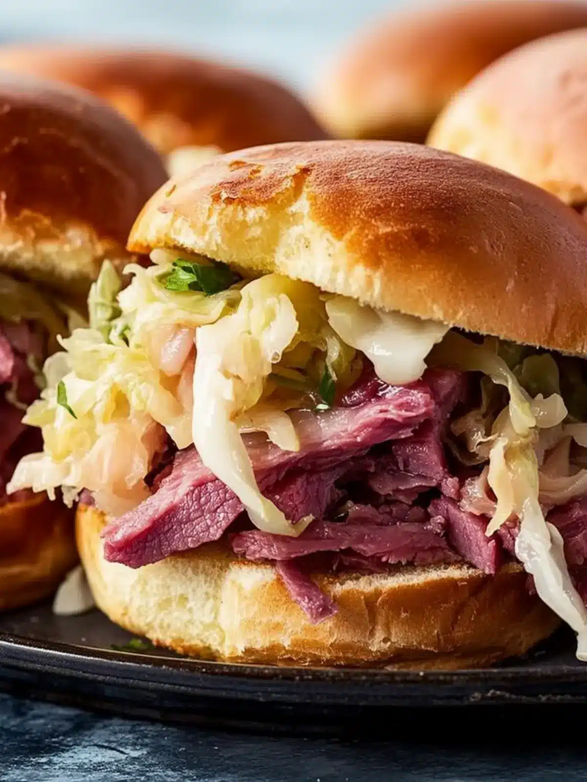 Irresistible Corned Beef & Cabbage Sliders for Festive Feasts 4 Corned Beef & Cabbage Sliders