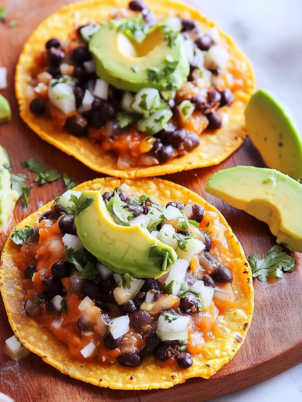 Savor the Flavor: Easy Black Bean Tostadas in 30 Minutes 3 Black Bean Tostadas