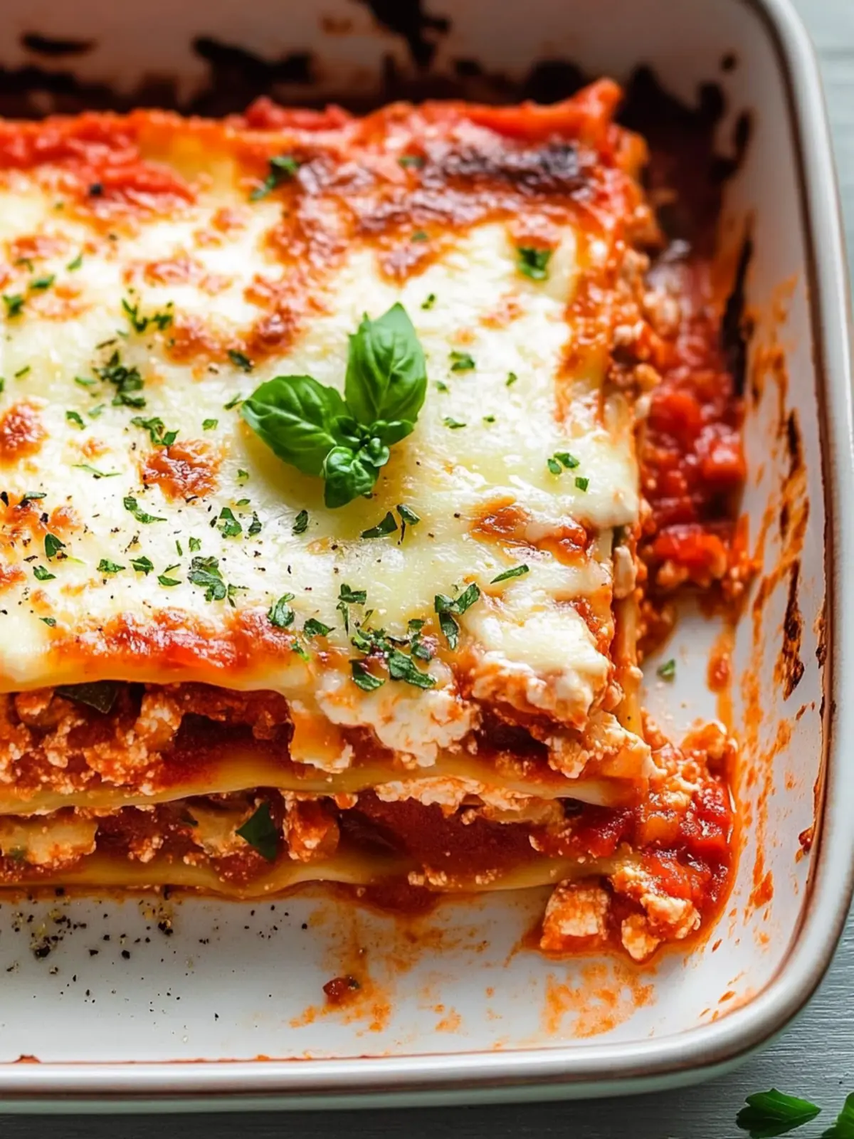 Savory Vegetarian Lasagna with No-Boil Noodles Made Easy 6 Vegetarian Lasagna